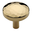 MT3877-032 ULB - 1-1/4" Tayo Hammered Cabinet Knob - Unlacquered Brass