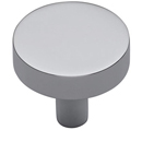 MT3880-032 PCH - 1.25" Disc Knob w/ Flat Top - Polished Chrome