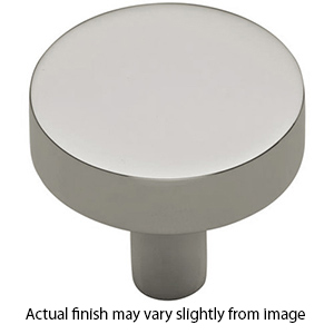 MT3880-038 PNI - 1.5" Disc Knob w/ Flat Top - Polished Nickel