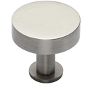 MT3885-032 GSN - 1.25" Disc Knob w/ Rose - Satin Nickel