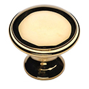 MT3950-032 ULB - 1-1/4" Cabinet Knob - Unlacquered Brass