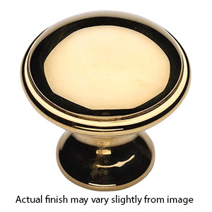MT3950-032 ULB - 1-1/4" Cabinet Knob - Unlacquered Brass