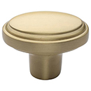 MT3975-040 MSB - 1-5/8" Oval Cabinet Knob - Satin Brass