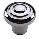 MT3985-032 PCH - 1-1/4" Bead Cabinet Knob - Polished Chrome