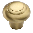 MT3985-032 MSB - 1-1/4" Bead Cabinet Knob - Satin Brass