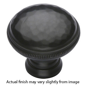 MT4545-032 DOR - 1-1/4" Hammered Cabinet Knob - Oil Rubbed Bronze