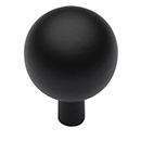MT8323-022 BLK - Rhode - 7/8" Sphere Cabinet Knob - Flat Black