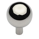 MT8323-022 PNI - Rhode - 7/8" Sphere Cabinet Knob - Polished Nickel