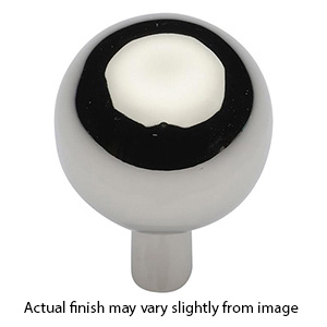 MT8323-028 PNI - Rhode - 1-1/8" Sphere Cabinet Knob - Polished Nickel