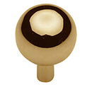 MT8323-022 ULB - Rhode - 7/8" Sphere Cabinet Knob - Unlacquered Brass