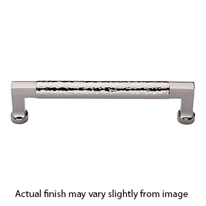 MK0312-320 PNI - 12-5/8" Hammered Bauhaus Cabinet Pull - Polished Nickel