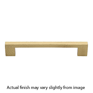 MK0337-096 MSB - 4-1/2" Hammered Urban Cabinet Pull - Satin Brass