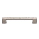 MK0337-096 GSN - 4-1/2" Hammered Urban Cabinet Pull - Satin Nickel