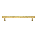 MK4461-102 MSB - 4" Partial Hammered Cabinet Pull - Satin Brass
