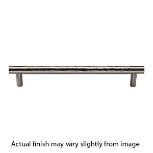 MK4461-102 GSN - 4" Partial Hammered Cabinet Pull - Satin Nickel