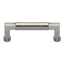 MT0312-101 GSN - 4"cc Bauhaus Cabinet Pull - Satin Nickel