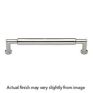 MT0319-152 PNI - 6"cc Bauhaus Round Cabinet Pull - Polished Nickel