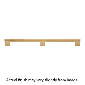 MT0337-480 ULB - 18-7/8"cc Urban Cabinet Pull - Unlacquered Brass