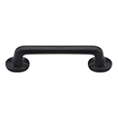 MT0376-096 BLK - 3.75"cc Traditional Cabinet Pull - Flat Black