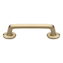 MT0376-096 MSB - 3.75"cc Traditional Cabinet Pull - Satin Brass