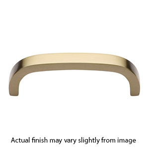 MT1800-089 MSB - 3.5"cc Bridge Cabinet Pull - Satin Brass