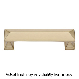 MT2232-152 MSB - 6"cc Pyramid Cabinet Pull - Satin Brass