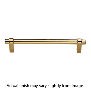 MT2480-152 ULB - Asher - 6"cc Pull - Unlacquered Brass
