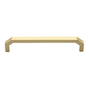 MT3465-102 MSB - 4"cc Angular Cabinet Pull - Satin Brass