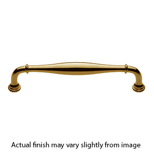 MT3960-152 ULB - 6"cc Adria Cabinet Pull - Unlacquered Brass