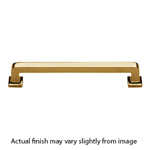 MT3964-102 ULB - 4"cc Avery Cabinet Pull - Unlacquered Brass