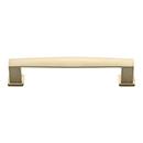 MT4384-102 MSB - 4"cc Hudson Cabinet Pull - Satin Brass