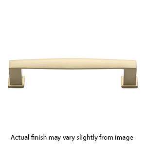 MT4384-102 MSB - 4"cc Hudson Cabinet Pull - Satin Brass