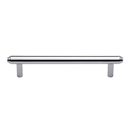 MT4410-102 PCH - 4"cc Stepped Cabinet Pull - Polished Chrome
