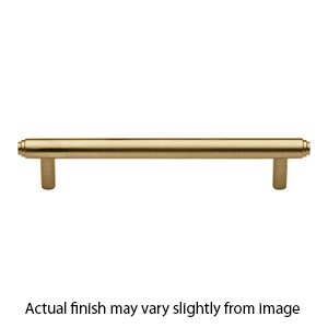 MT4410-152 MSB - 6"cc Stepped Cabinet Pull - Satin Brass