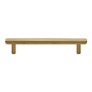 MT4458-102 MSB - 4"cc Knurled Cabinet Pull - Satin Brass