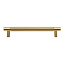 MT4461-102 MSB - 4"cc Knurled Bar Pull - Satin Brass