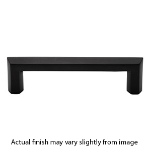 MT4473-102 BLK - 4"cc Hex Cabinet Pull - Flat Black