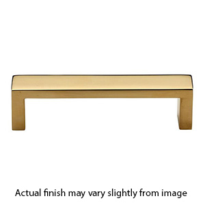 MT4520-102 ULB - 4"cc Wide Urban Cabinet Pull - Unlacquered Brass