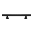 MT4670-102 BLK - 4"cc Cabinet Pull w/ Rose - Flat Black