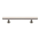 MT4670-102 GSN - 4"cc Cabinet Pull w/ Rose - Satin Nickel