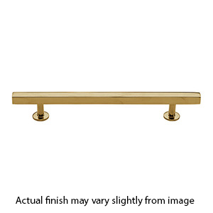 MT4670-254 ULB - 10"cc Bristol - Huntington Cabinet Pull - Unlacquered Brass