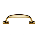 MT7210-076 ULB - 3"cc Durham Cabinet Pull - Unlacquered Brass