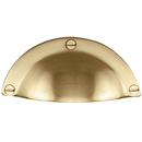 MT1700-000 MSB - 3.75" Cup Pull - Satin Brass