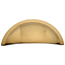 MT2700-057 ULB - Rhode - 3.25" Ely Cup Pull - Unlacquered Brass