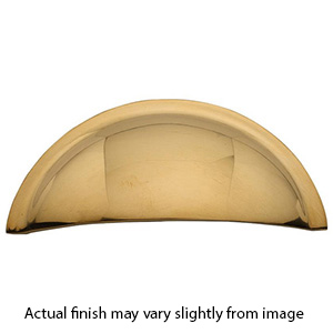 MT2700-057 ULB - Rhode - 3.25" Ely Cup Pull - Unlacquered Brass