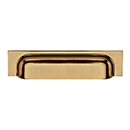 MT2766-152 ULB - 8.75" Industrial Cup Pull - Unlacquered Brass