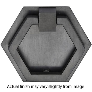 MT6347-051 DOR - 2-3/8" Hexagon Drop Pull w/ Backplate - Oil Rubbed Bronze