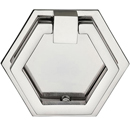 MT6347-051 PNI - 2-3/8" Hexagon Drop Pull w/ Backplate - Polished Nickel