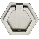 MT6347-051 GSN - 2-3/8" Hexagon Drop Pull w/ Backplate - Satin Nickel