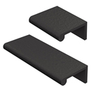 Hammered Edge Pull - Flat Black